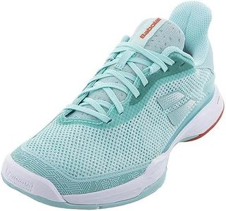 Babolat Women's Jet Tere All Court Tennis Shoes, Yucca/White (Women's US Size 8)