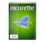 Nicorette Nasal Spray (1x 10ml), Fast-Acting Nicotine Nasal Spray to Help Quit Smoking, Smoking Cessation Aid for Relief from Cravings and Withdrawal Symptoms