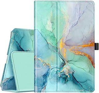 Fintie Case for iPad 9.7 2018/2017, iPad Air 2, iPad Air - [Corner Protection] Premium Vegan Leather Folio Stand Cover, Auto Wake/Sleep for iPad 6th / 5th Gen, iPad Air 1/2 (Emerald Marble)