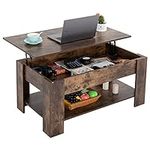 FDW Lift Top Coffee Table with Hidd