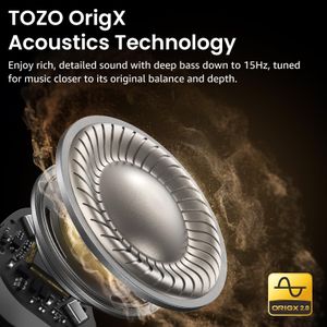 TOZO NC9 ANC Wireless Earbuds – Bluetooth, Blue