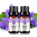 2-PACK Violet Essential Oil 100% Pure Oganic Plant Natrual Flower Essential Oil for Diffuser Message Skin Care Sleep - 10ML