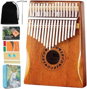 Kalimba Thumb Piano 17 Keys Portable Finger Piano Marimba Music Gifts for Adults Kids