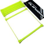 QUICKPLAY PRO Agility Ladder | No Tangle | 11-Rungs | Quick Lock Adjustable Rungs