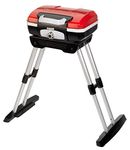 Cuisinart CGG-180 Petit Gourmet Portable Gas Grill with VersaStand, Red, 31.5" X 16.5" X 16"