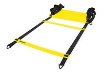 SKLZ Quick Ladder Trianing Aid SKLZ Quick Ladder Speed Agility and Training Ladder Football Training Equipment Yellow 15ft 4 5, Black/Yellow/Black, 15-feet UK