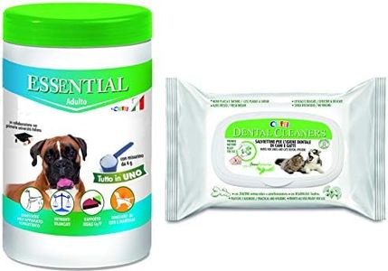 Chemi-Vit srl Essential Cane Adulto 650 gr + Salviette Dental Cleaners 20 Pezzi
