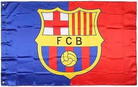 Barcelona Flag Banner 3x5 feet Soccer Durable Indoor or Outdoor Football Soccer 2Grommets