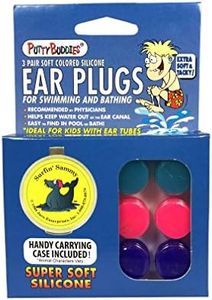 Putty Buddies Tapones de Silicona Suave para oídos 1 Pack (3 Pares)