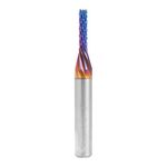 Amana Tool 46008-K Solid Carbide CNC Router Bit Down Cut for Carbon Fiber Cutting 1/8 D x 1/2 CH x 1/4 Shank x 2 Inch Long, Spektra Extreme Tool Life Coated