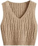 Verdusa Women's V Neck Sleeveless C