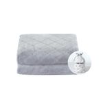 CREVENT Warm Comfy Baby Blanket for Boys,Lightweight Super Soft and Cozy Blanket (76X102CM Light Grey)