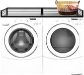 Chinchilla Heavy Duty Washer Dryer Countertop w Non-Slip Pads,Stainless Steel Laundry Countertop,Countertop for All Front-Loaded Washing Machine and Dryer