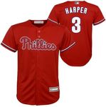 Bryce Harper Philadelphia Phillies MLB Kids 4-7 Red Alternate Player Jersey, Red, 4