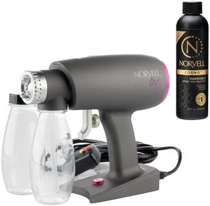 Oasis Spray Tan Machine Kit Bundled with Norvell Cosmo Airbrush Spray Tanning Sunless Solution