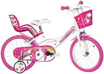 Dino Bikes 164R-UN Unicorn 16" Bicycle 16'', White & Pink