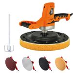 Xlnt Wet Wall Sander Plaster wall Smoothing/levelling Machine | 6 Speed Gear |1000W | BEST MULTI PURPOSE MACHINE for Smart Construction like Floor Concrete leveling | Mortar Mixture | Sanding works