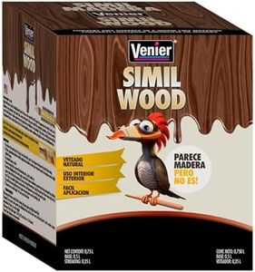 Venier Wood Like Paint Garage Doors (Light Oak) - Wood Look Paint - Furniture Cabinets Metal - Interior Exterior Paint - Liquid Wood (25,36 fl. oz)