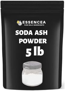 Soda Ash 5lb by Essencea Pure Bulk Ingredients | Sodium Carbonate Powder | Pure Soda Ash Powder Bulk Bag (80 Ounces)