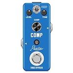 Rowin Compression Guitar Pedal with TREBLE AND NORMAL MODES Compressor Pedal for Electric Guitar Bass True Bypass LEF-333