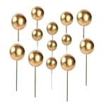 Royals Cake Ball Topper (gold)| Cake Decorating Faux Ball Birthday Topper Fancy Cake Decor Ball | Cake Topper | Muffin Topper | Cup Cake Topper |