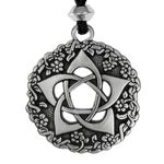 Pentacle of The Goddess Wiccan Jewelry Pagan Pentagram Necklace