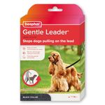 Beaphar - Gentle Leader Head Collar for Medium Dogs - Training Aid - Stops Pulling On The Lead – Immediate Effect - Adjustable Comfortable Fit – Anti-Pull Collar - Behaviourist Endorsed – BLACK x 1