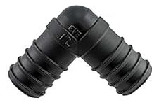 Pisces 25mm/25mm (1") barbed elbow for Pond and Garden Hose - Angled Tubing Adaptor for Easy Connection to Hosepipe