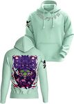 crazymonk Ronozoro One Piece Anime Hoodie - Mint, L