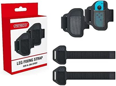 Correa de Pierna Compatible con NS Switch Leg Strap Ring Fit Adventure Game Sports Just Dance 2023, Ajustable Banda Elástica de Movimiento Deportivo para Joy-con