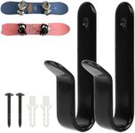 PDDSTANCE Horizontal Snowboard Wall Mount Clips,Snowboard Wall Rack Snowboard Mount Storage Snowboard Display Wall Mount for Skateboard, Longboard, Skis