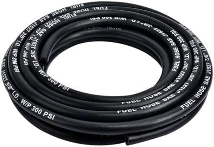 EVIL ENERGY 3/8 Fuel Line Hose Marine Rubber 25FT USCG Type A1-15 SAE J1527
