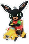 Toyland® 86cm (34") Bing & Talkie Taxi Shaped Character Foil Balloon - Kids Party Balloons