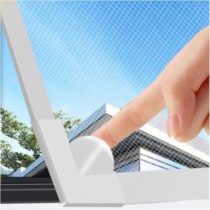 Magnetic Window Screen - DIY Adjustable Mesh, 39"x59", Bug-Proof & Airy