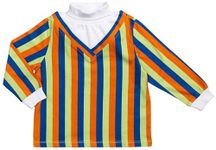 Bert and Ernie Sesame Street Kids Children Long Sleeve T-Shirt Halloween Costume Cosplay, Bert, Medium