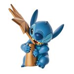 Department 56 Disney Lilo and Stitch Eating Star Christmas Sculpted Tree Topper, 8.5 Inch, Multicolor