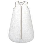 Mosebears Sleep Sack Baby Winter Wearable Blanket with 2-Way Zipper,2.5 TOG Cotton Sleep Sack Unisex (Rabbit Cat, 6-12 Months)