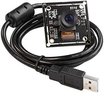 Arducam 2MP Global Shutter USB Camera, 50fps OV2311 Monochrome UVC Webcam Module with Low Distortion M12 Lens Without Microphones, Compatible with Windows, Linux, Android and Mac OS