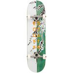 Enuff Skateboards Cherry Blossom Complete Unisex Adult Skateboard - White/Teal (Multicolour), 8 x 32 inches