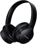 Panasonic RB-HF520BE-K Bluetooth Over-Ear Headphones, Voice Control, Wireless, Up to 50 Hours Battery Life, Black