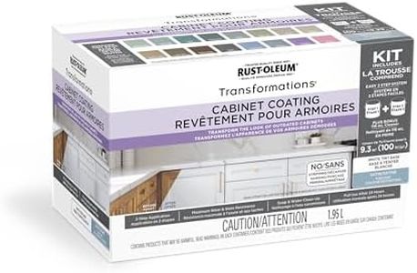 Rust-Oleum Transformations Cabinet Paint Kit in Pure White for Furniture, Kitchen Cabinets, Bathroom Vanities