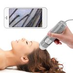 Skin Diagnosis Hair Analyzer, USB 5-200X USB OTG Hair Tester Skin Hair Scalp Detector Microscope Skin Analyser 200MP Camera Beauty-care Detector