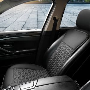 Black Panther PU Leather Car Seat Covers – Universal Fit, Full Set