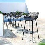 Gardeon Set of 4 Outdoor Bar Stools