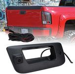 Rear View Reversing Camera Kit Compatible with Chevy Silverado and GMC Sierra Years 2007-2013 Backup Tailgate Handle Camera, Tailgate Door Handle Replacement