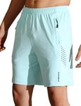 RynoGear Men's Shorts with Zipper Pocket Mint