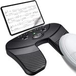 LEKATO Bluetooth Page Turner Pedal, Rechargeable Wireless Page Turner, Silent Foot Pedal for Tablets Smartphones, Music Practise Reading App Controller