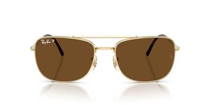 RAY-BAN Unisex Polarized Brown Lens Rectangle Sunglasses - 0RB3755001/5759