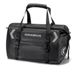 ROCKBROS Waterproof Duffel Bag 60L Motorcycle Travel Dry Duffel Bag for Motorcycling Boating Kayaking Camping Fishing Outdoor Adventure for Men Women, black1, 40L