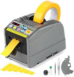 YUZSU Upgraded Ribbon Cutting Machine, Automatic Tape Dispenser, 6-60 mm Width, 5-999 mm Length, Ideal for Business & Home